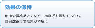 効果の保持