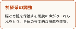 神経系の調整