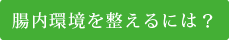 腸内環境を整えるには？